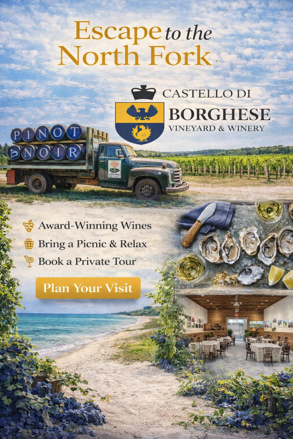 Castello di Borghese Vineyard — North Fork, Long Island